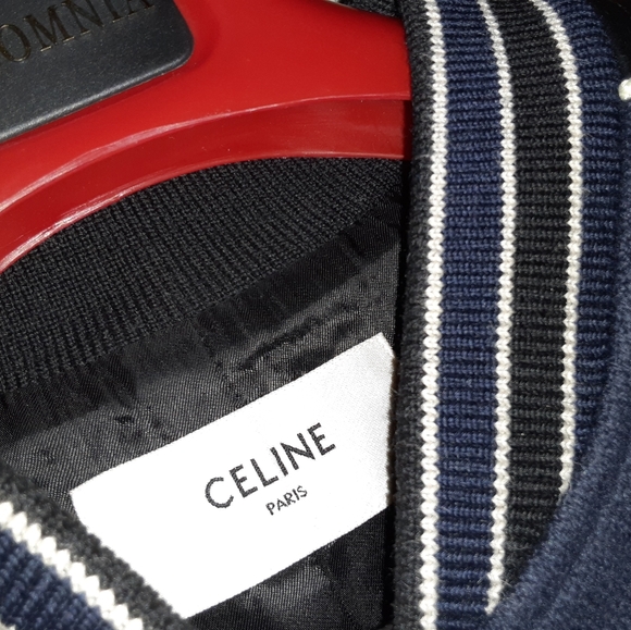 MEN'S CELINE CLASSIC TEDDY JACKET IN TEXTURED WOOL - Picture 2 of 8